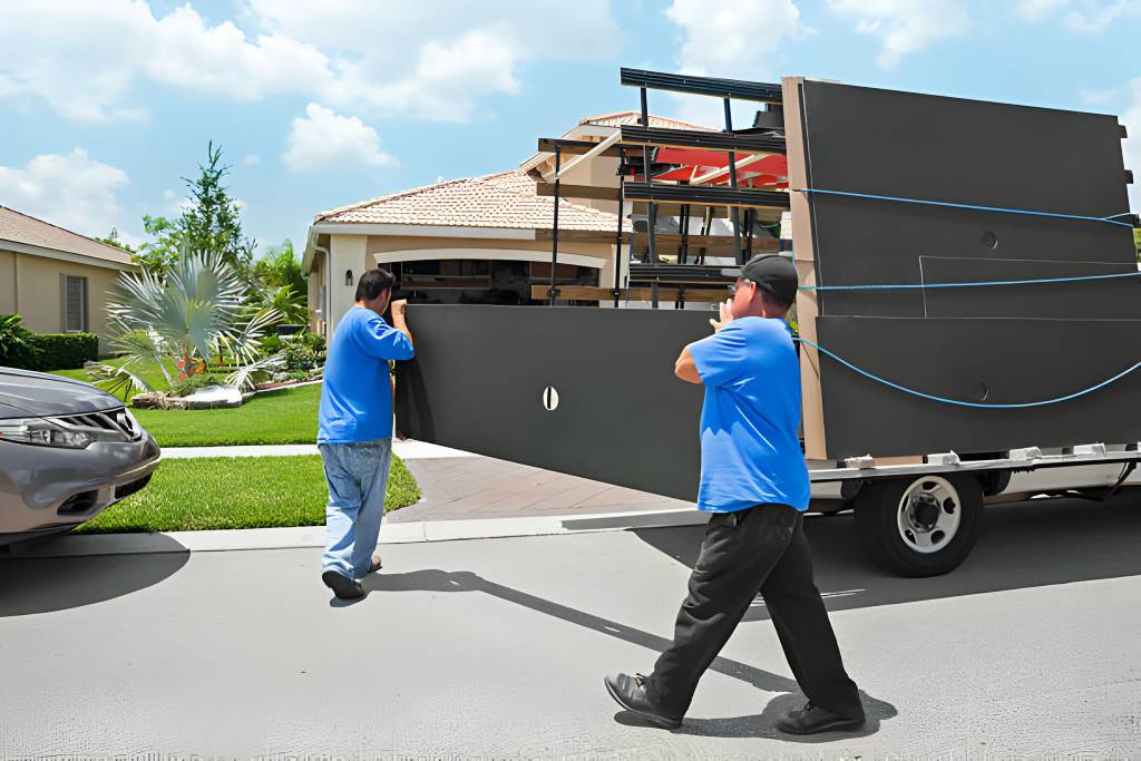 Safely Packing and Moving Your Garage Door